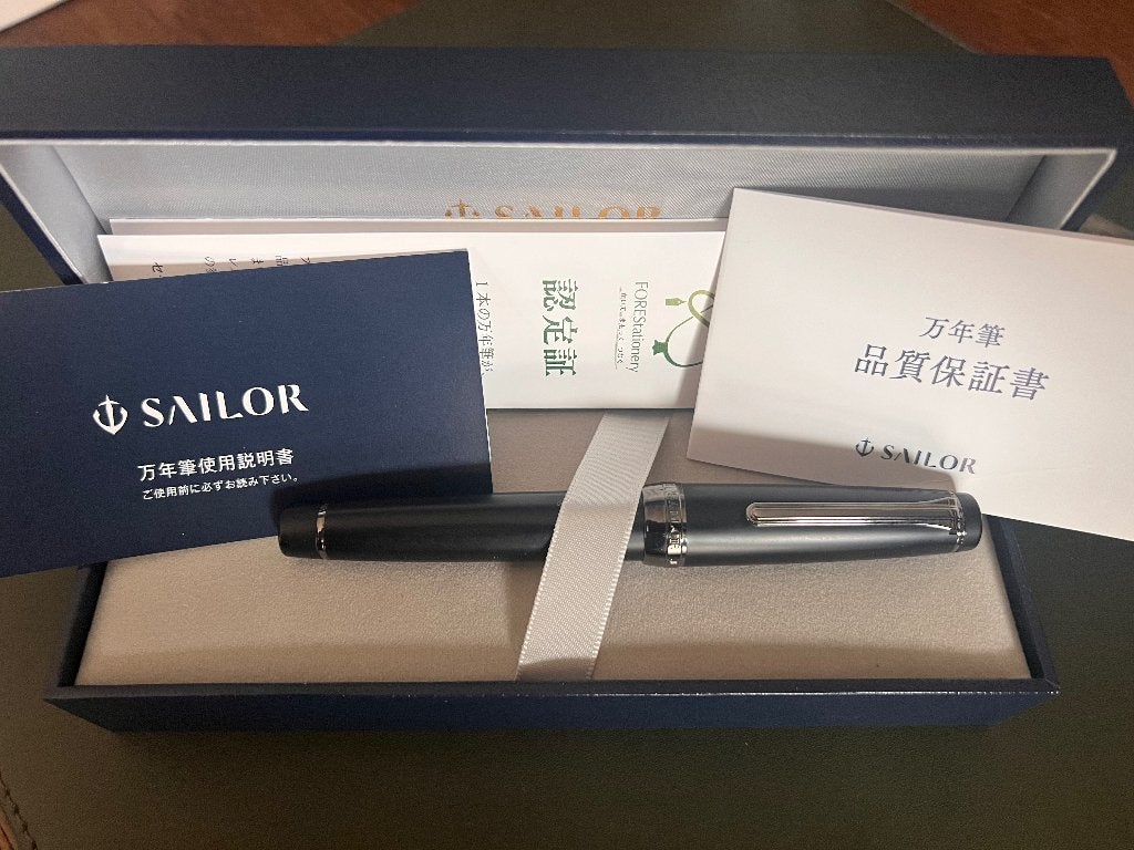 Sailor Pro Gear Imperial Black vulpen, Overige merken, Nieuw, Met doosje, Ophalen of Verzenden