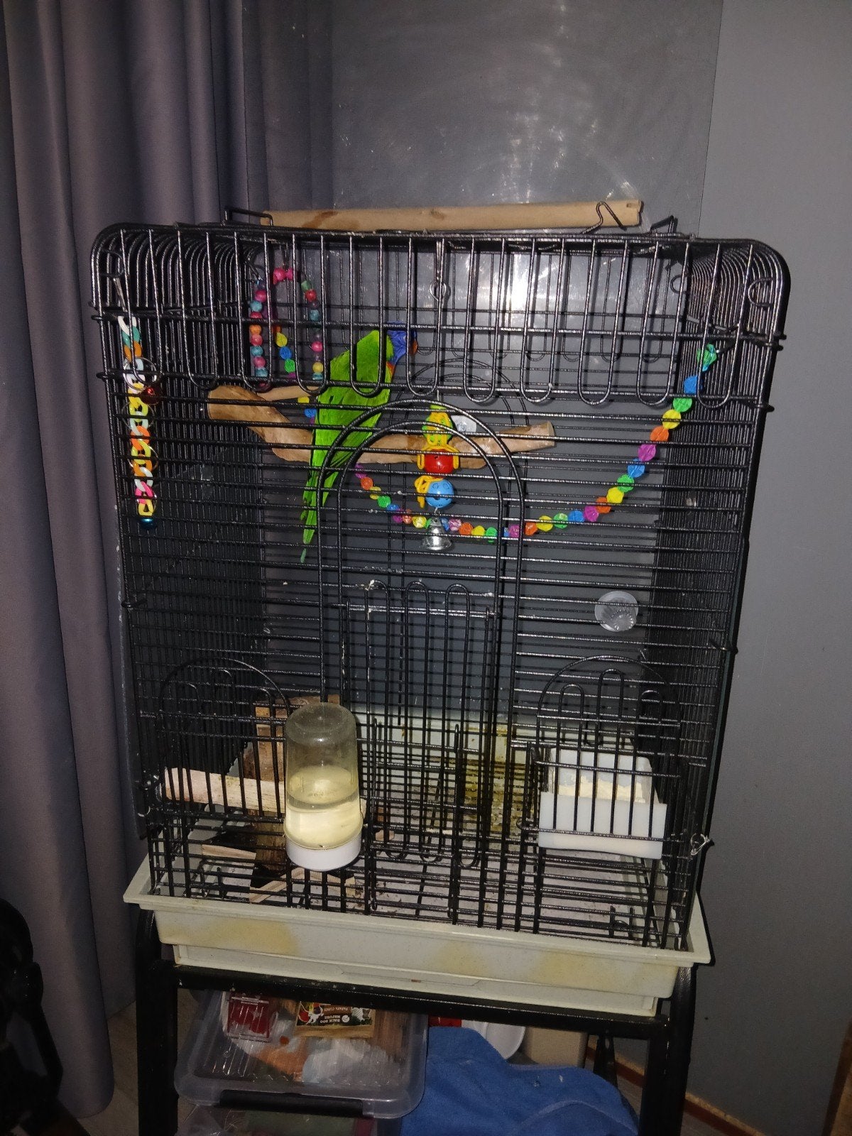 huis, Dieren en Toebehoren, Ophalen of Verzenden, Zo goed als nieuw, Aluminium, Vogelkooi
