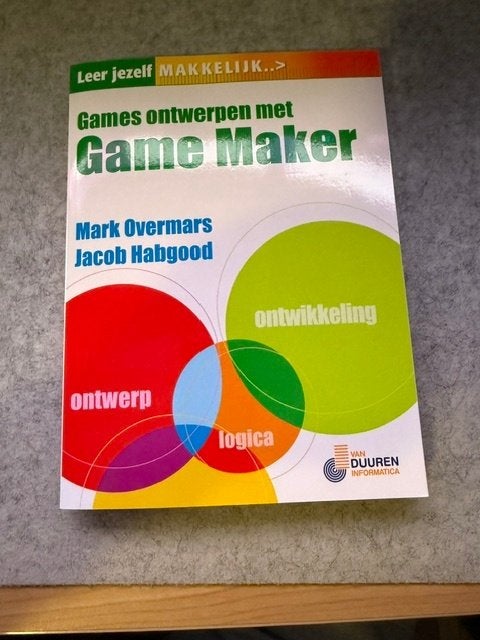 Games ontwerpen met Game Maker, Ophalen of Verzenden, Zo goed als nieuw, Overige onderwerpen, Mark Overmars