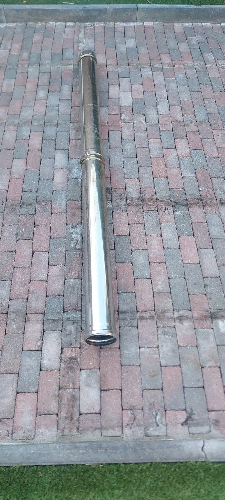 RVS kachelpijp, Ophalen, Rvs, Minder dan 2 meter, 80 mm of meer