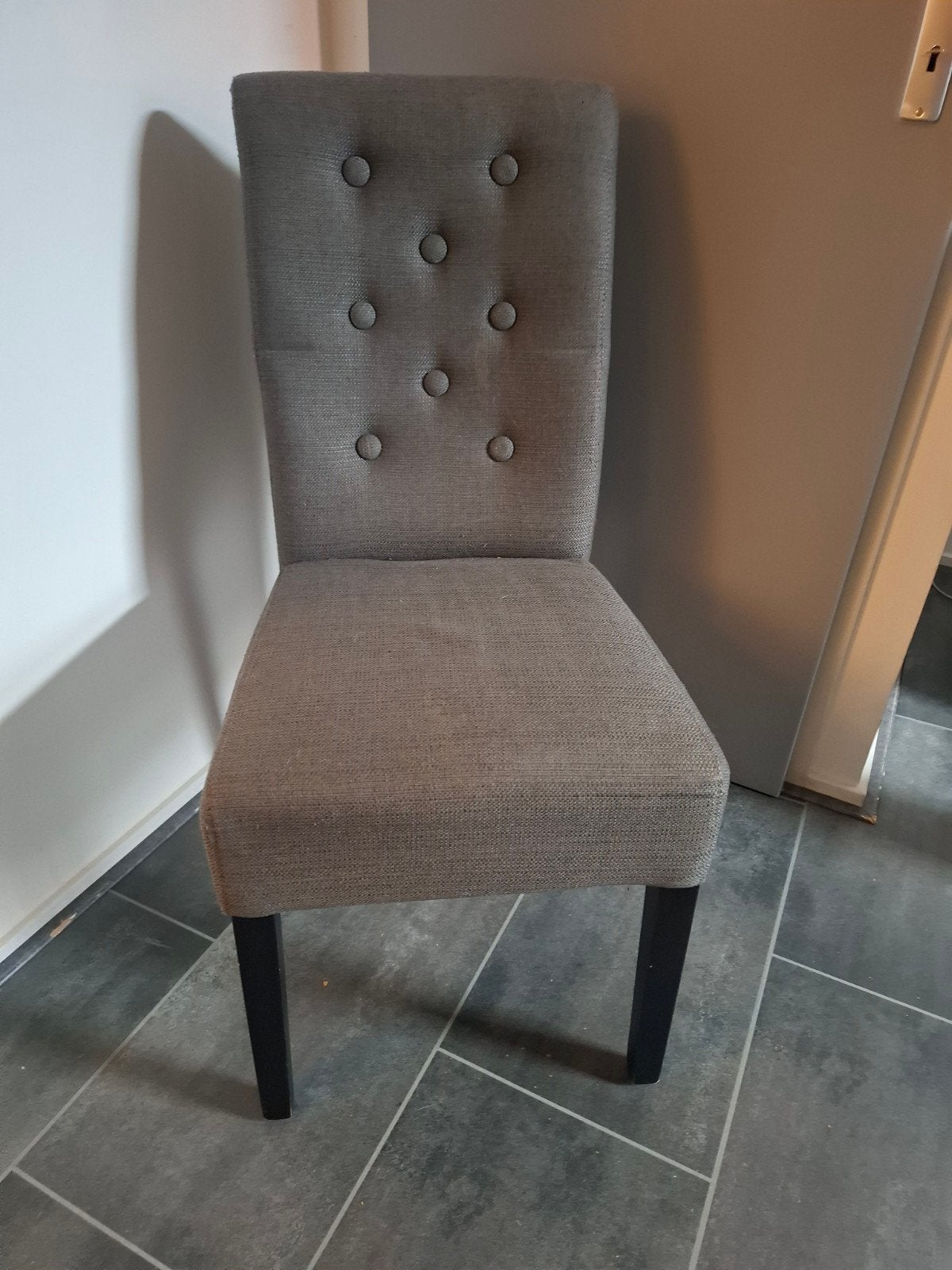 4 gestoffeerde stoelen, Huis en Inrichting, Stoelen, Ophalen, Gebruikt