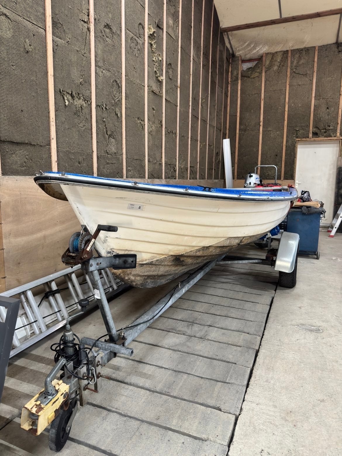 Boot met trailer en 4pk 4t motor - compleet pakket, Ophalen, Gebruikt, Overige typen