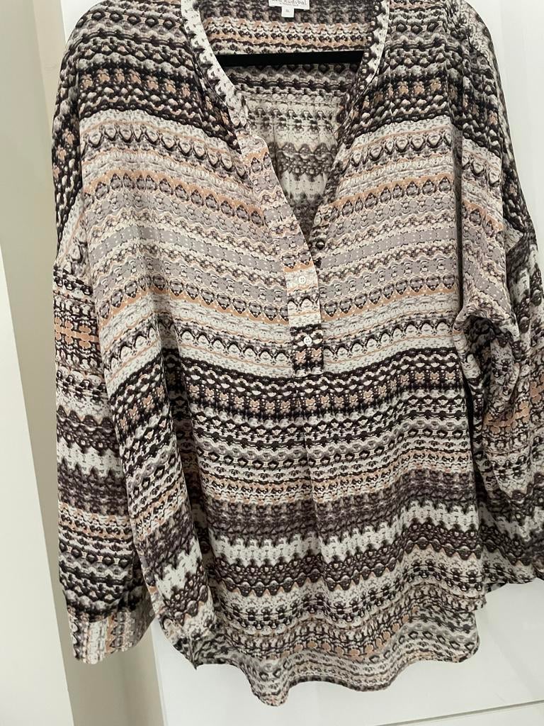 Dea Kudibal blouse met print, Kleding | Dames, Blouses en Tunieken, Ophalen of Verzenden, Gedragen, Maat 38/40 (M), Overige kleuren