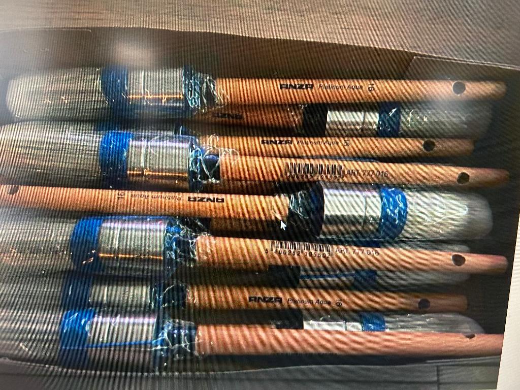 Anza platium aqua verfkwasten nr 16 nieuw in doos 12 stuks, Ophalen of Verzenden, Nieuw, Kwast