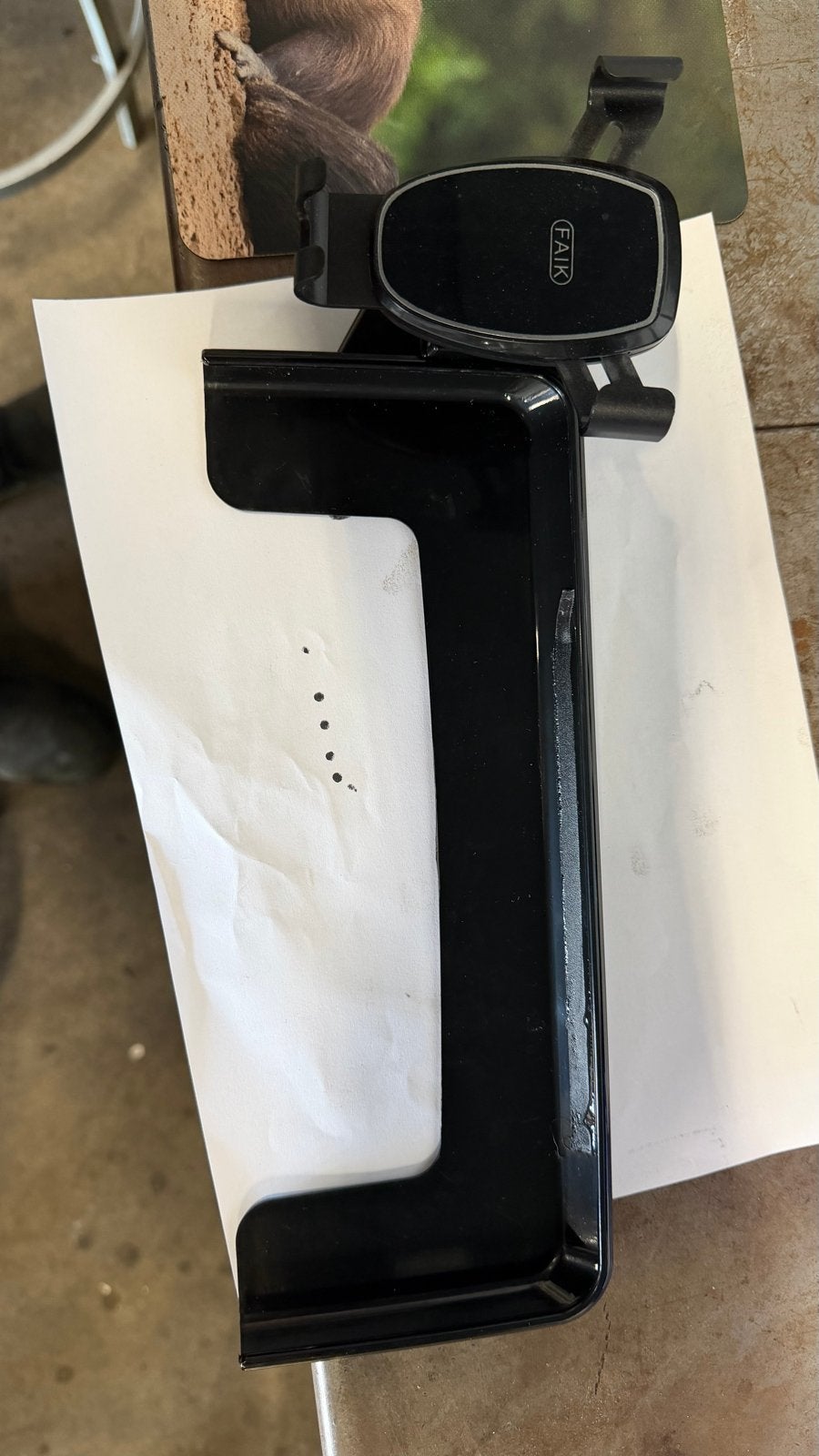 Telefoonhouder voor Mercedes V Klasse w447 2022, 7547as, @mercedes.com, Zo goed als nieuw, Mercedes