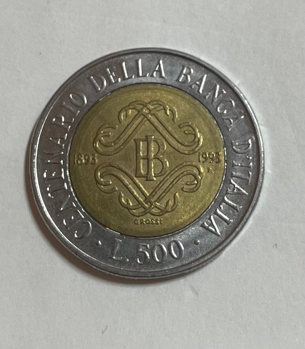 500 lire Italië 1993, Ophalen of Verzenden, Italië