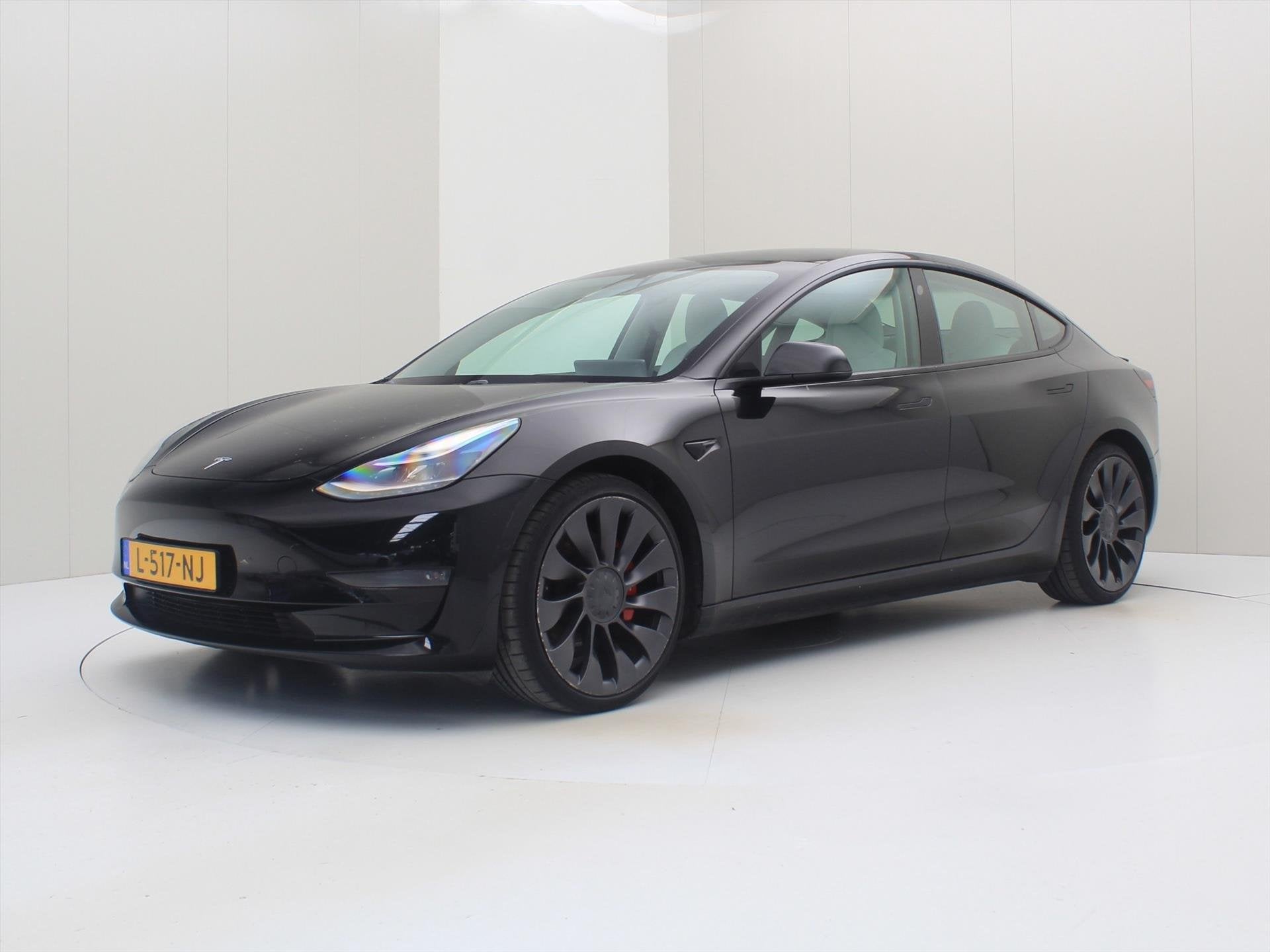 Tesla Model 3 Performance AWD 486pk 75 kWh FACELIFT 87,4% So, Automaat, Gebruikt, Zwart, Zwart