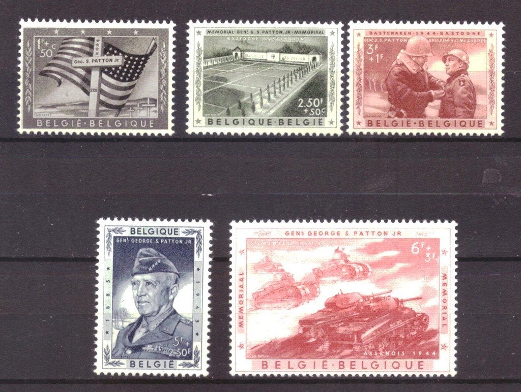Belgie 1077 t/m 1081 Postfris! (1957), Frankeerzegel, Ophalen of Verzenden, Postfris, Postfris