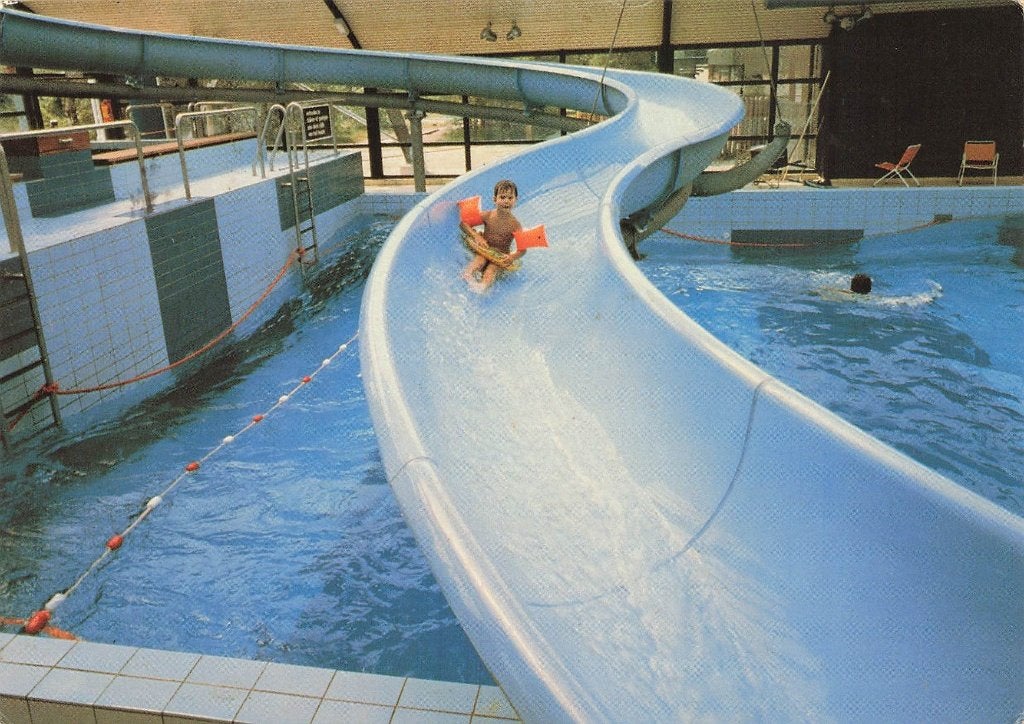 Sporthuis Centrum Bungalowpark Het Meerdal, America, Ophalen of Verzenden, 1980 tot heden, Gelopen, Limburg