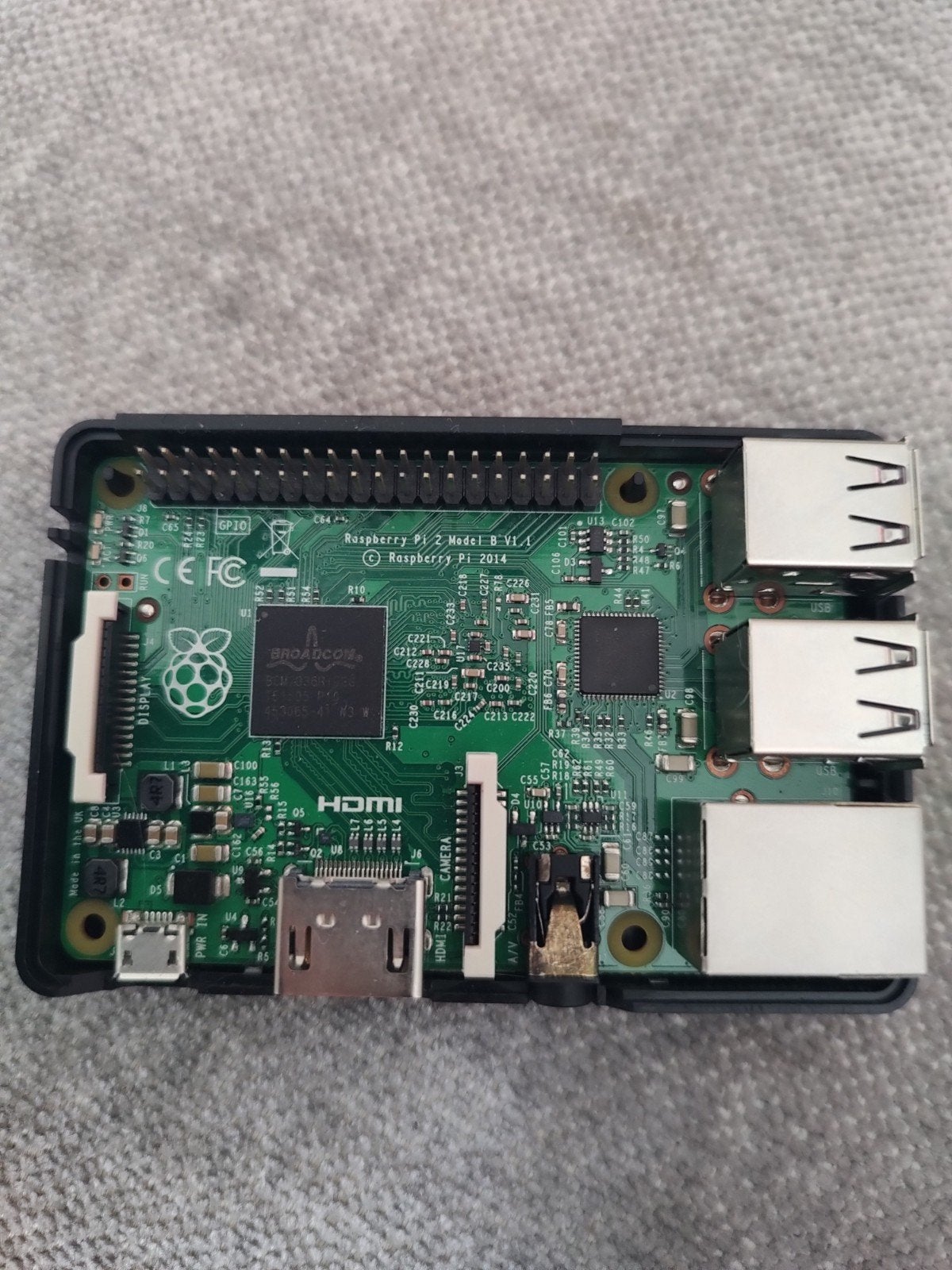 Raspberry pi 2 B, Computers en Software, Moederborden, Ophalen of Verzenden, Zo goed als nieuw, Overige typen, DDR4