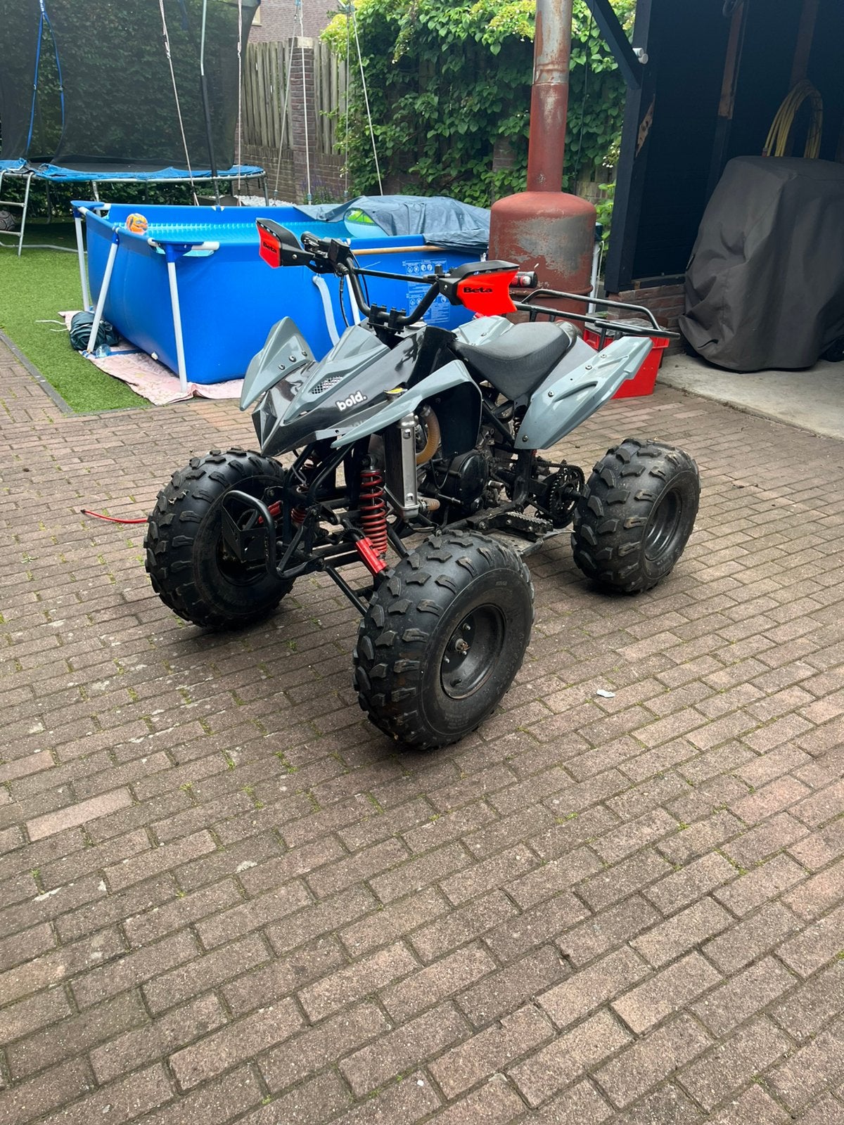 quad met gereviseerd am6 blok, Fietsen en Brommers, Brommers | Crossbrommers, Overige merken, Ophalen