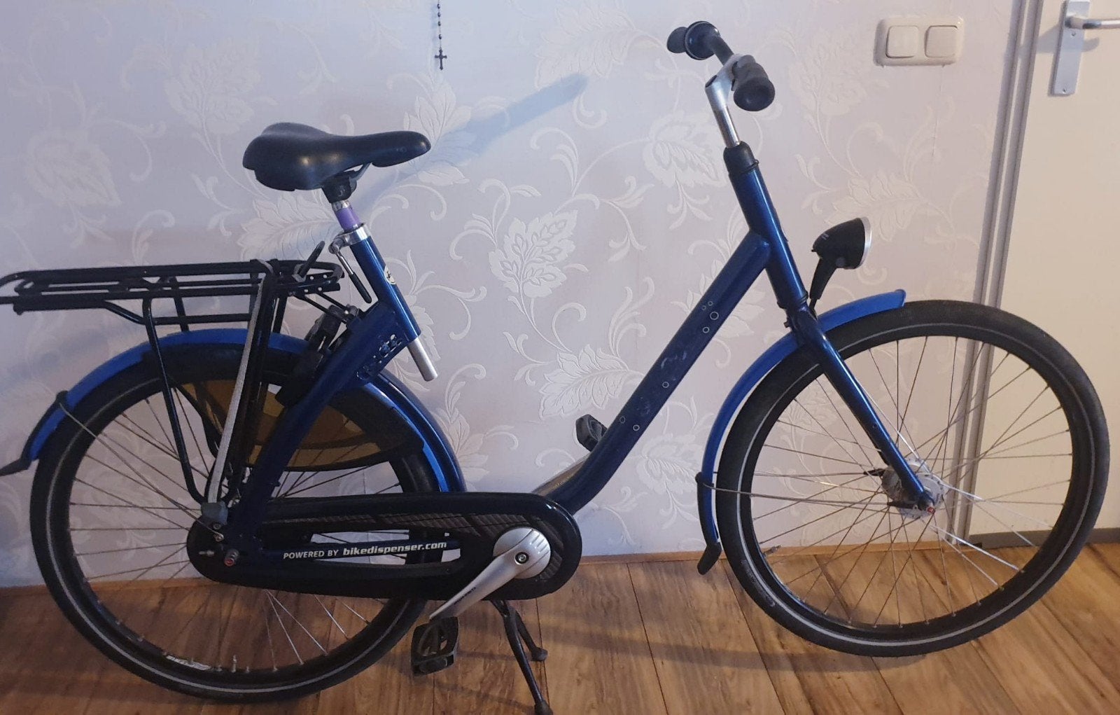 Gazelle Damesfiets blauw 28inch 55cm, Ophalen, Terugtraprem, Gazelle, 53 tot 56 cm