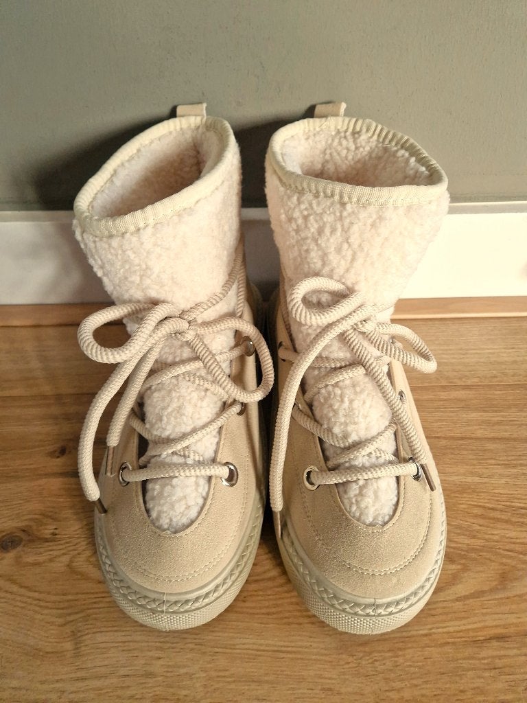 Snowboots enkellaarzen teddy maat 40 = maat 39, Verzenden, Beige, Snowboots, Nieuw