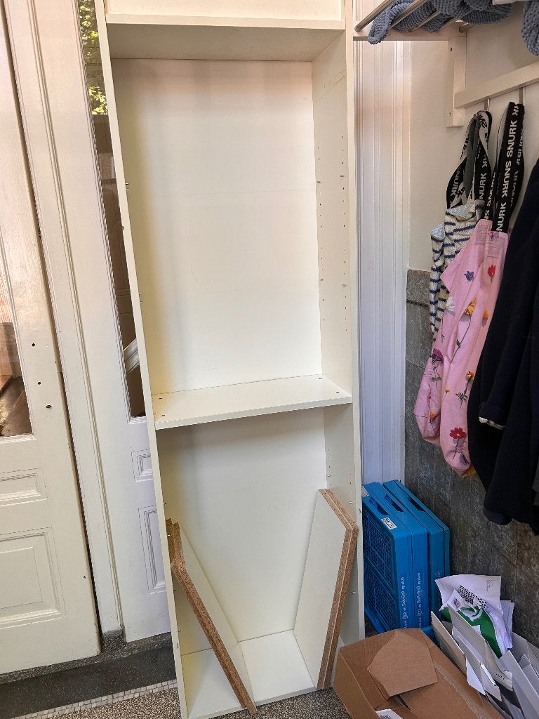 Witte Billy boekenkast ikea 60 bij 200, Ophalen, Met plank(en), Gebruikt, 200 cm of meer