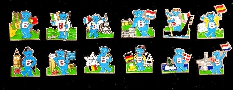 -B- Landen pins- serie van 12 stuks -, Verzenden, Nieuw, Stad of Land, Speldje of Pin