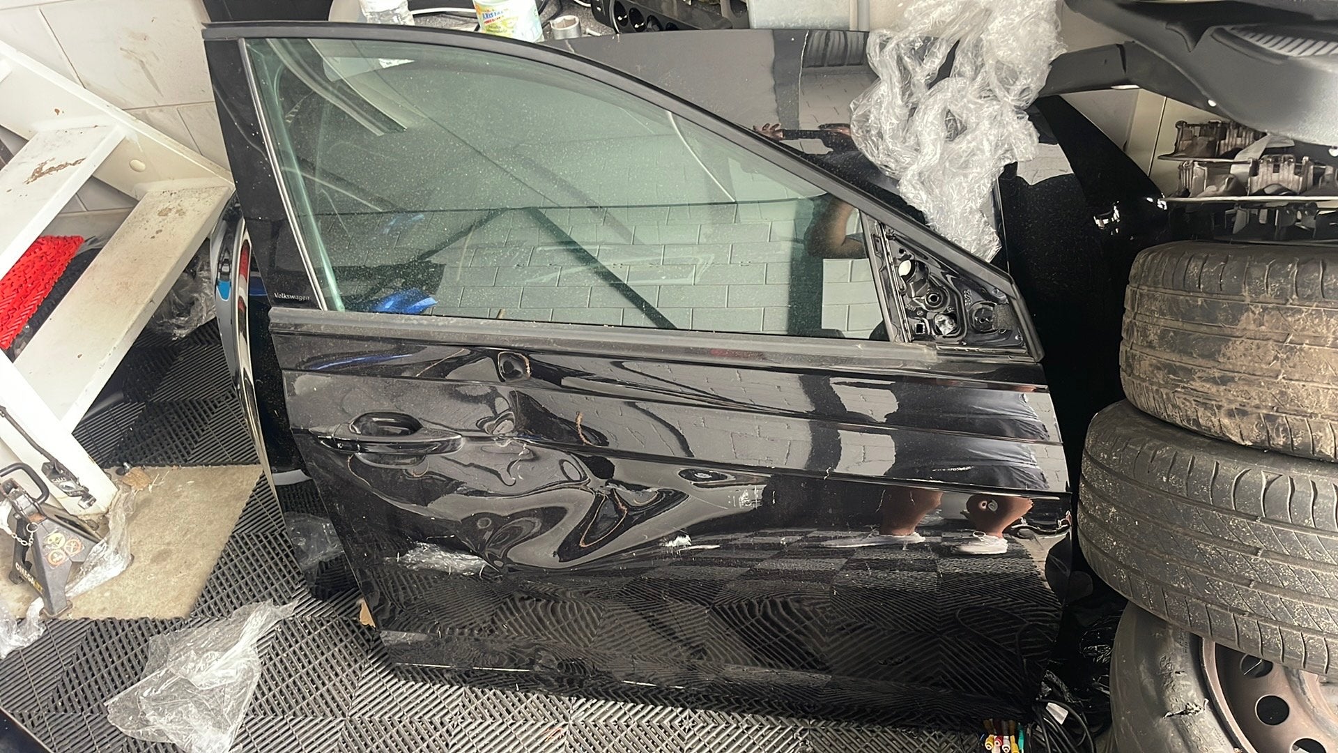 Volkswagen Polo 2G rechts voor deur portier ruit etc, Ophalen of Verzenden, Volkswagen