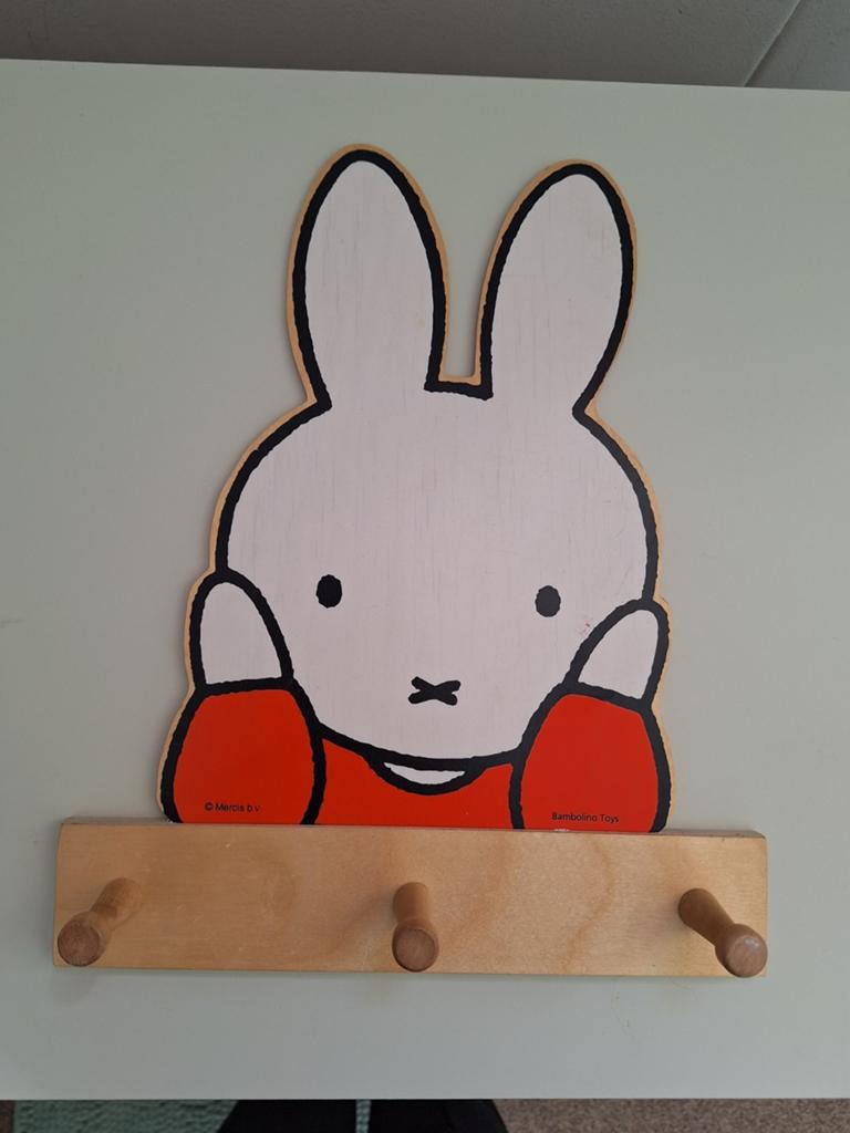 Nijntje Kapstokje - Houten Kinderkapstok, Gebruikt, Ophalen of Verzenden, Minder dan 100 cm, Kinderkapstok