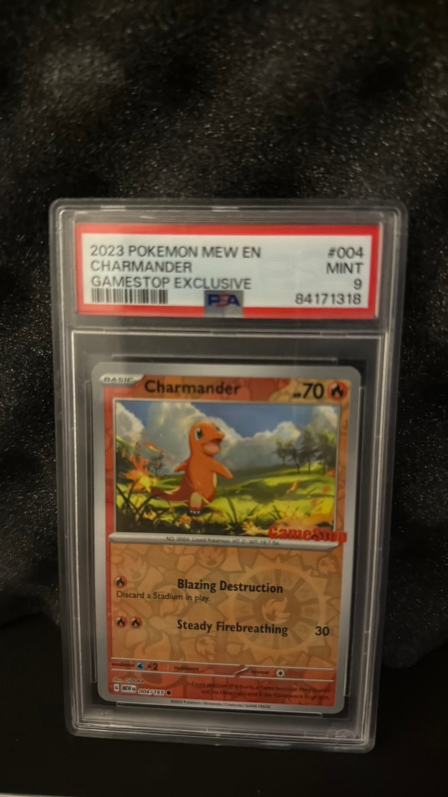 Psa 9 charmander gamestop stamp usa exclusive promo, Ophalen of Verzenden, Zo goed als nieuw