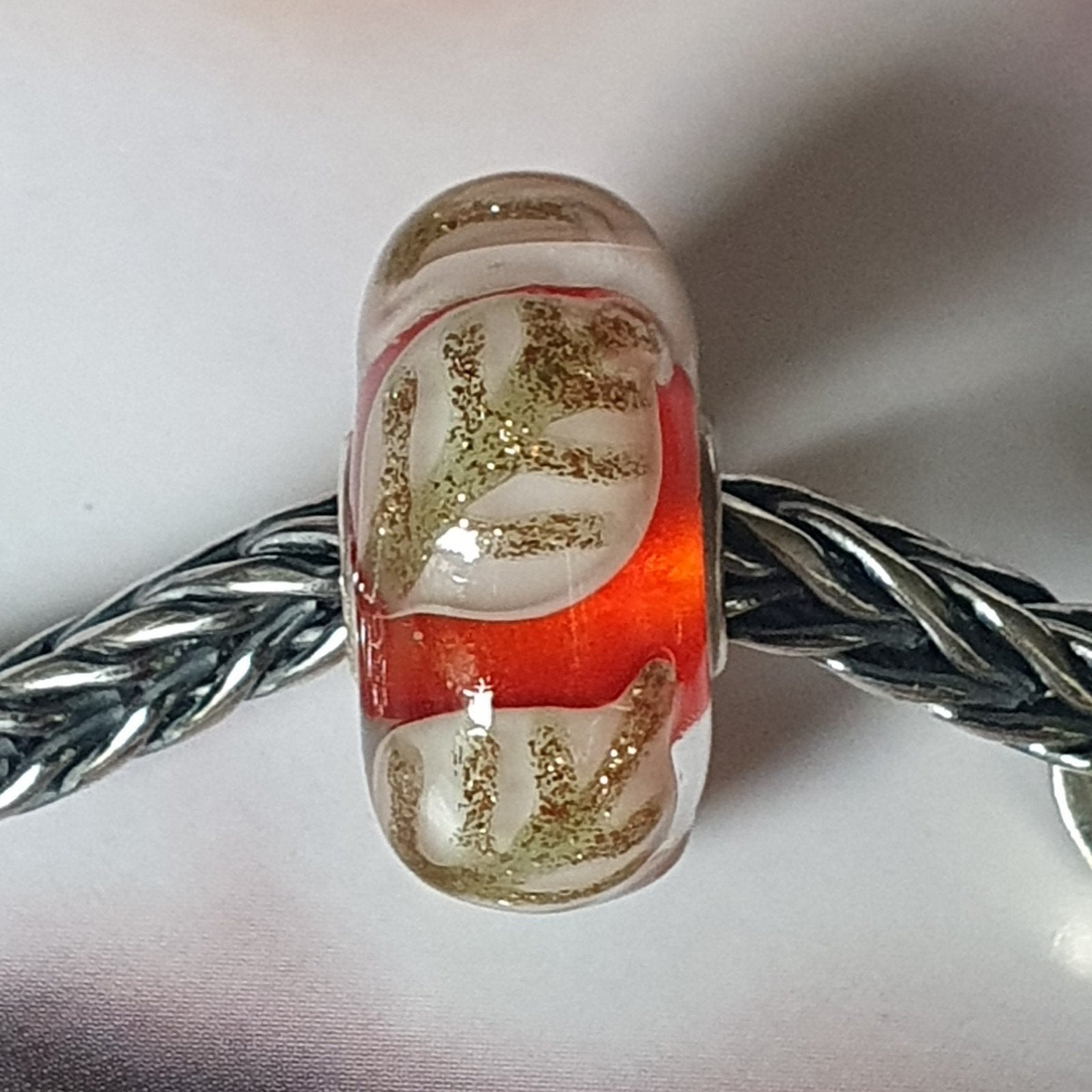 Mooi Uniekie Retired Van Trollbeads, Glas of Kristal, Nieuw, Ophalen of Verzenden, Trollbeads