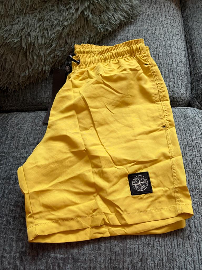 Stone Island Zwemshort Geel, Ophalen of Verzenden, Maat 48/50 (M), Geel, Zwemshort