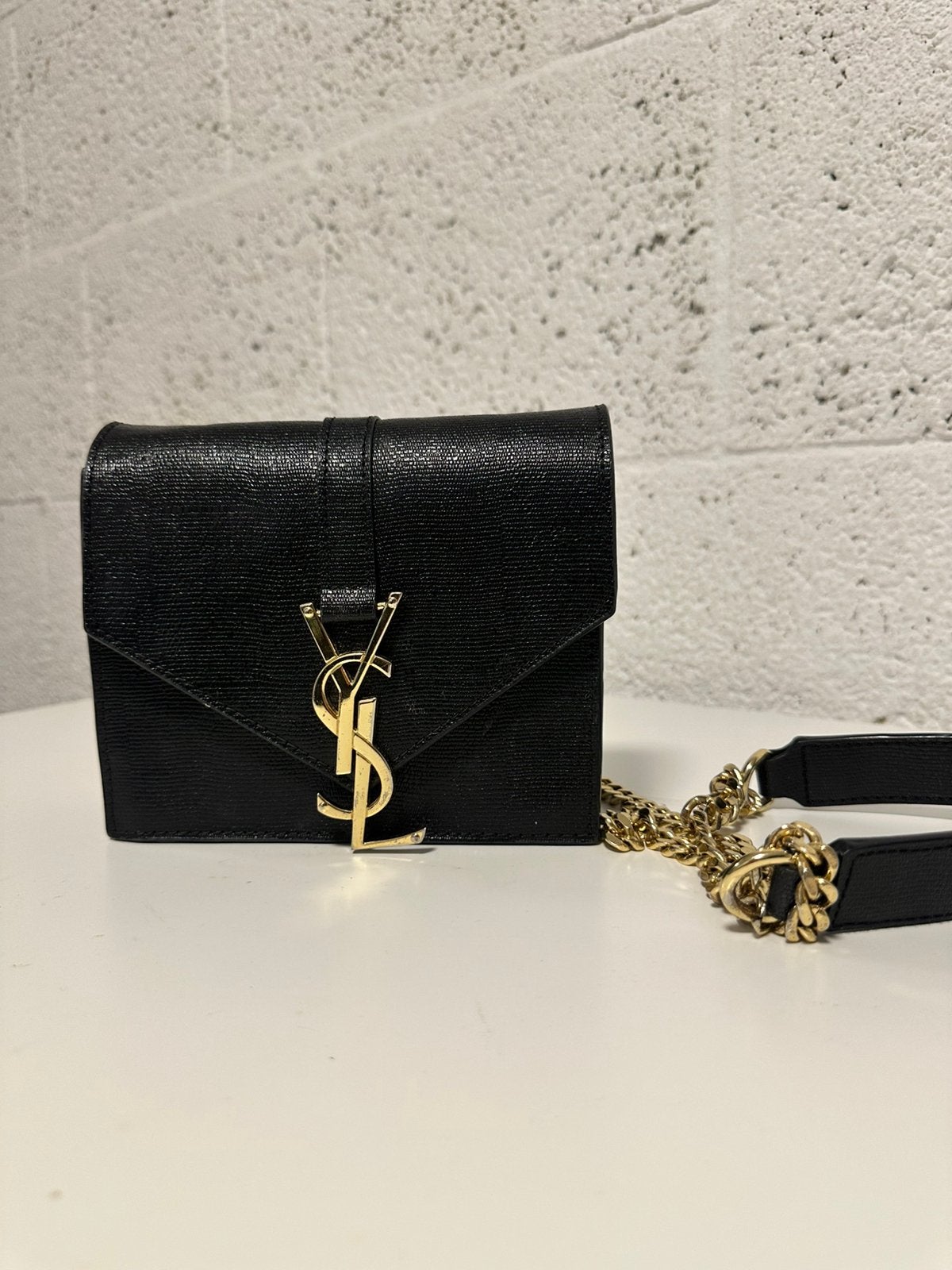 Zwarte ysl tas, Ophalen of Verzenden, Zo goed als nieuw, Zwart, Handtas