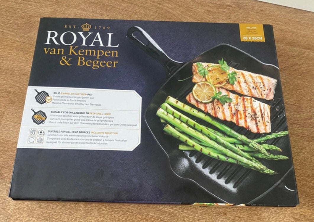 Grillpan van Royal van Kempen & Begeer, Gietijzer, Overige typen, Nieuw, Ophalen of Verzenden