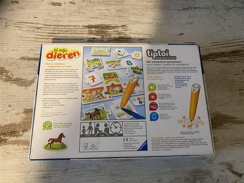 Tiptoi al mijn dieren ravensburger [s687], Verzenden, Zo goed als nieuw