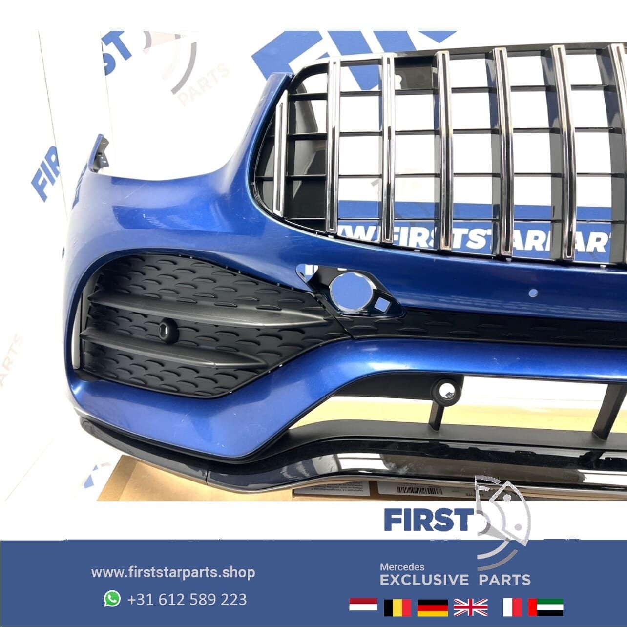 W253 BUMPER GLC AMG LINE FACELIFT VOORBUMPER Mercedes 2018-2, Gebruikt, -, Voor, Ophalen of Verzenden