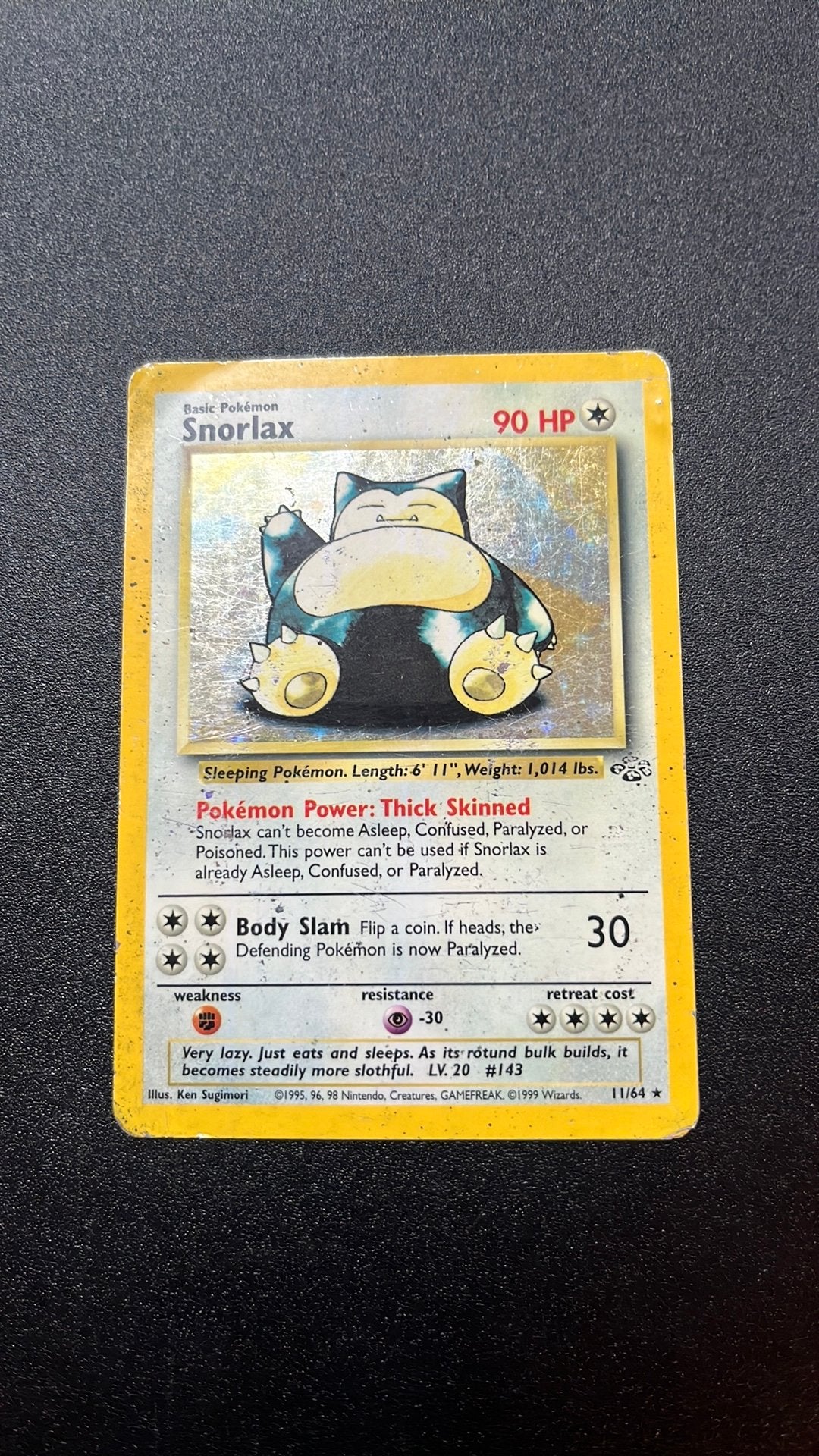 Snorlax Jungle Holo, Ophalen of Verzenden, Zo goed als nieuw
