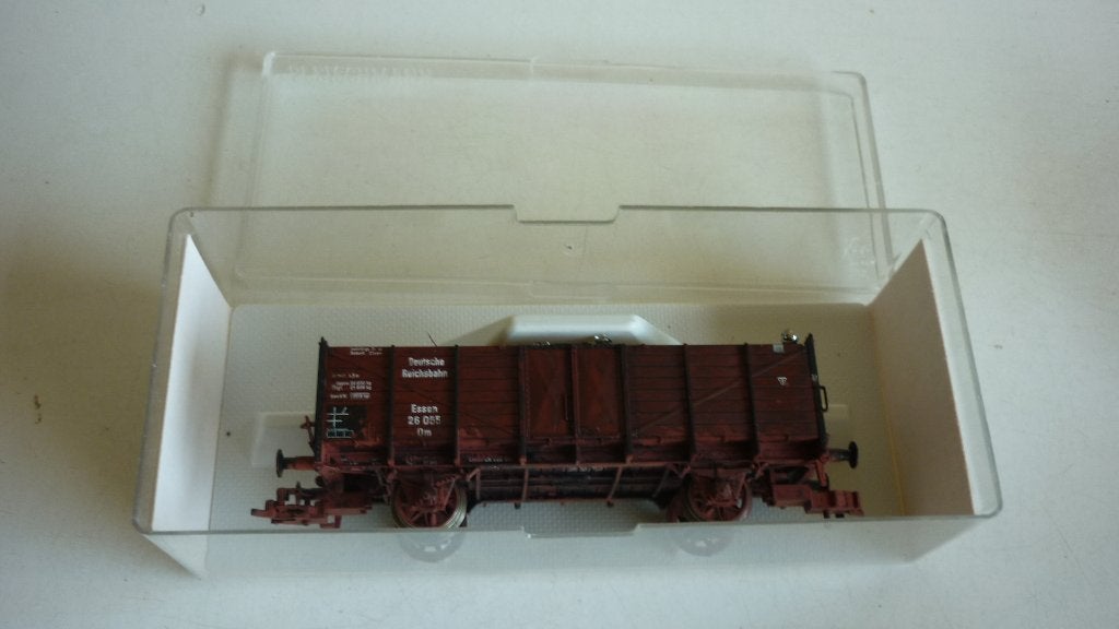 Fleischmann H0 5215 K DR hoge bakwagon in ovp, Gebruikt, Gelijkstroom, Fleischmann, Wagon