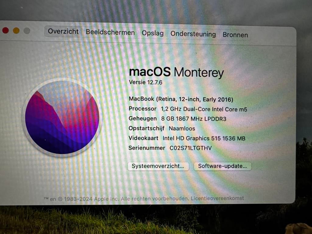 MacBook Air 12 inch (Early 2016) - 500GB/8GB - Goede batteri, Computers en Software, Apple Macbooks, Gebruikt, 8 GB, Minder dan 2 Ghz