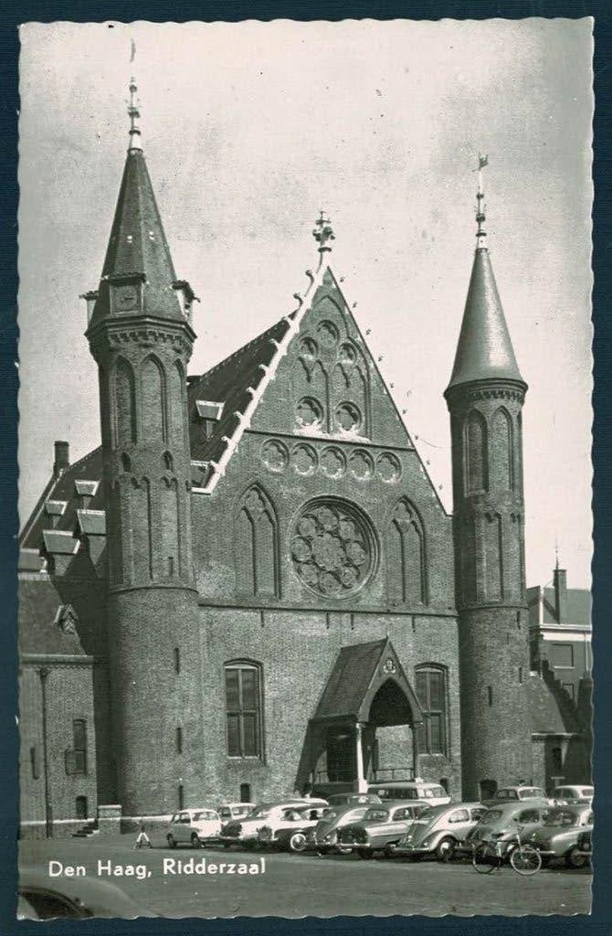 Den Haag : Ridderzaal met oude auto's, Verzenden, 1960 tot 1980, Gelopen, Zuid-Holland