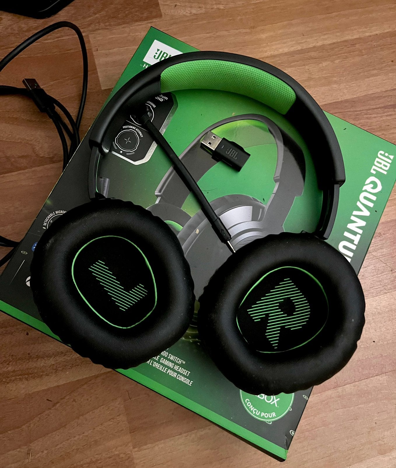 JBL Quantum 360X wireless Xbox gaming headset, Computers en Software, Ophalen of Verzenden, Gaming headset, Zo goed als nieuw