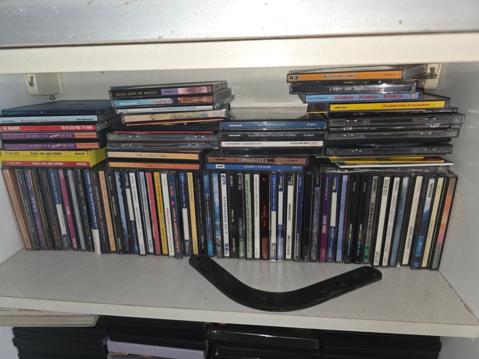 Grote collectie diverse CD's en DVD's, Ophalen, Gebruikt