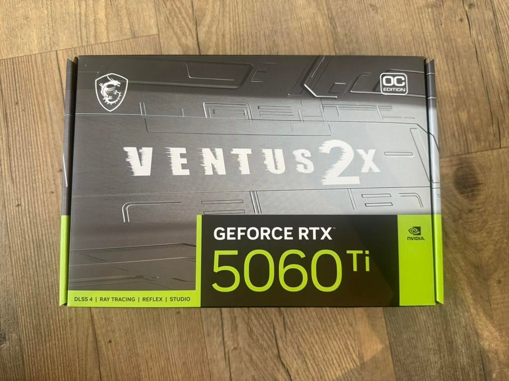 MSI RTX5060TI 16GB Nieuw in Doos, Ophalen of Verzenden, Nieuw, Overige soorten, PCI-Express 5