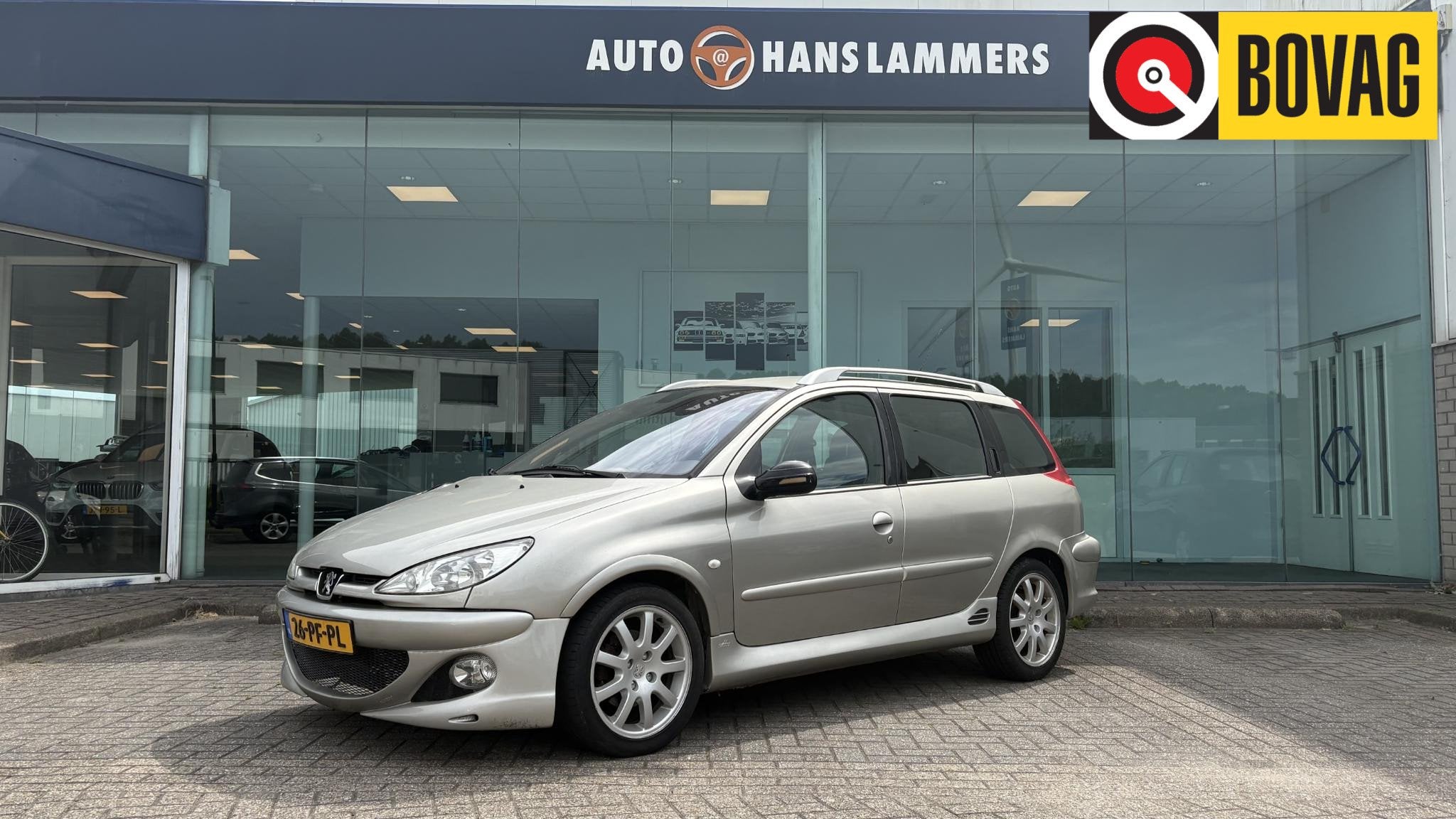 Peugeot 206 SW 2.0 GTI voor onderdelen, geen APK, Gebruikt, 4 cilinders, 49 €/maand, Handgeschakeld