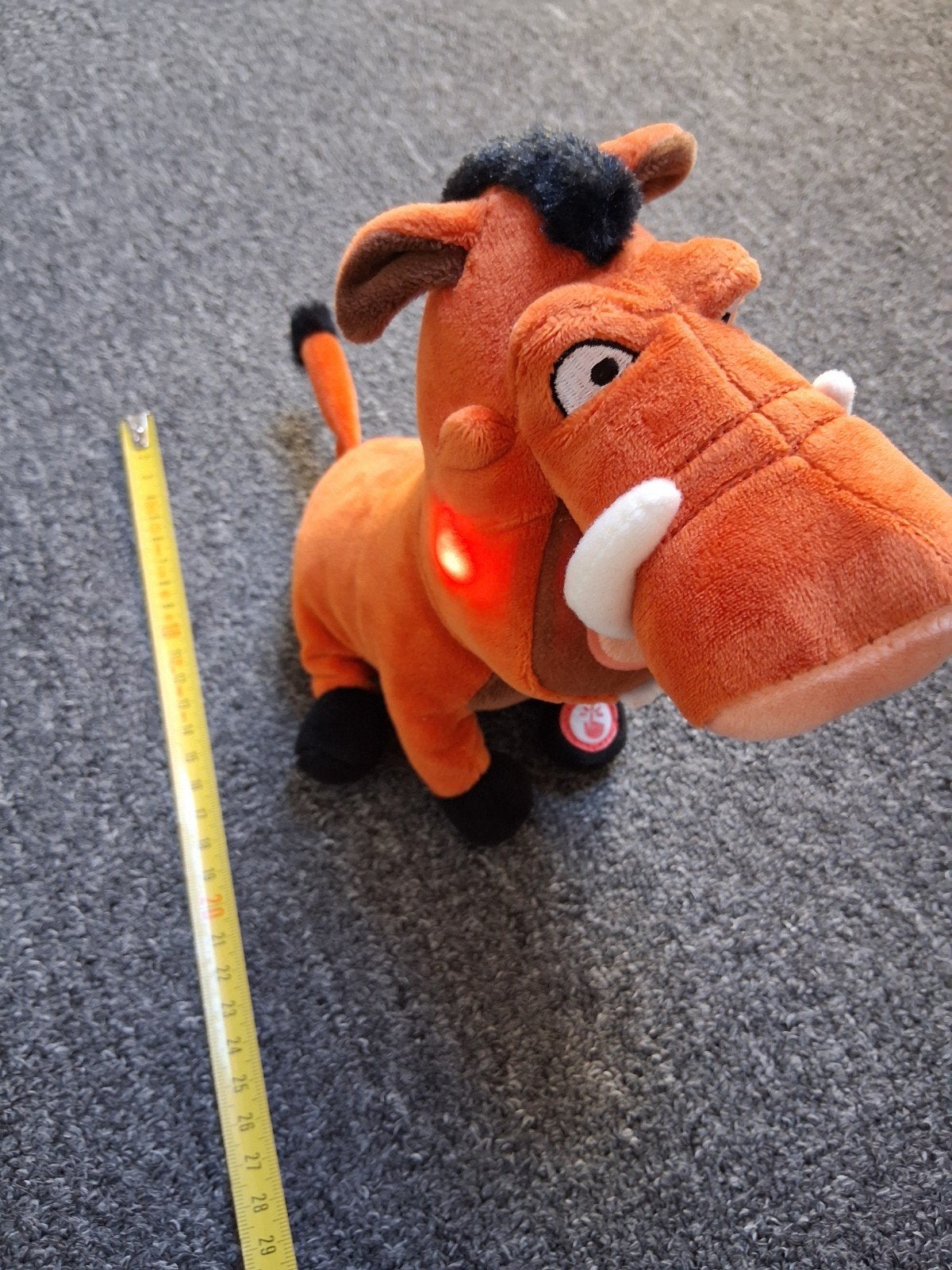 Lion King Pumba knuffel met lichtjes nieuw, Disney, Met licht, Overige typen, Nieuw