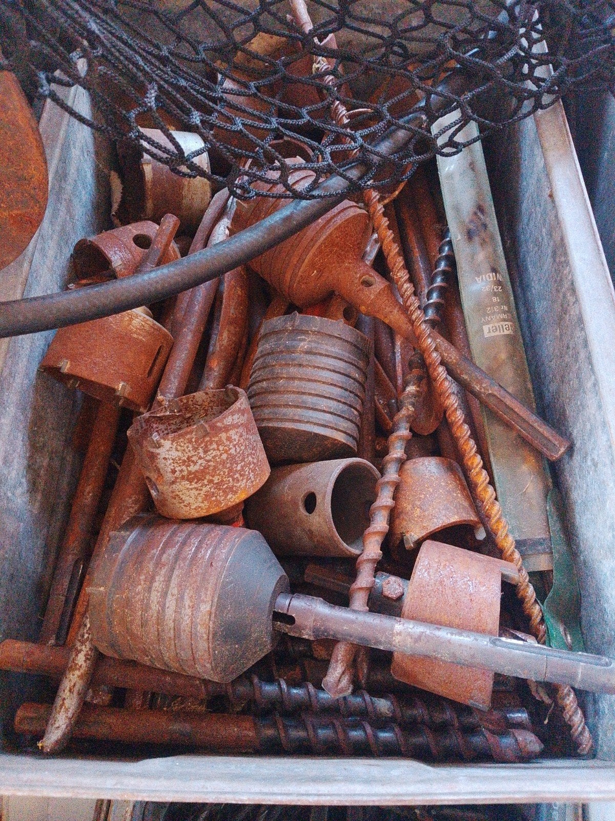 hilti boren beitels, Ophalen