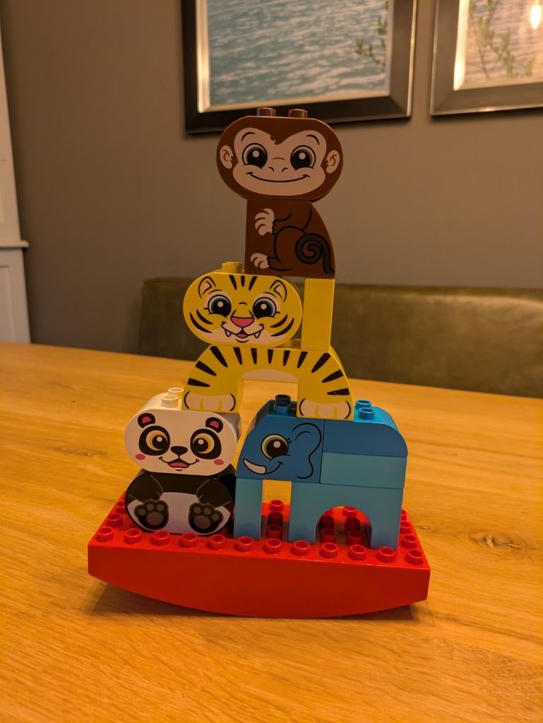 Duplo Balancerende Dieren Set 10884, Inclusief minifiguren, Gebruikt, Ophalen of Verzenden, Duplo