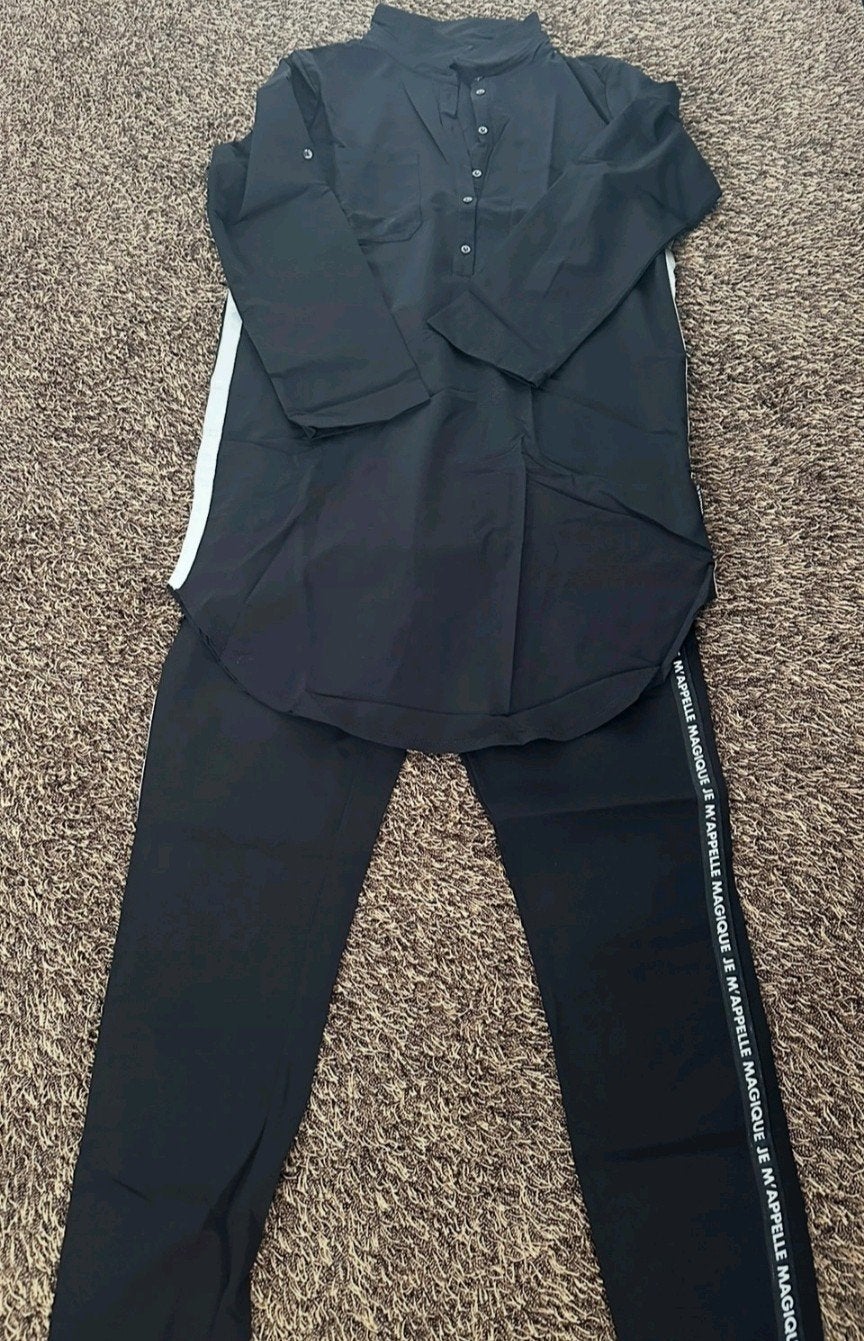 je m'appelle tuniek en legging maat l 40, Kleding | Dames, Maat 38/40 (M), Zwart, Je m'appelle, Ophalen of Verzenden