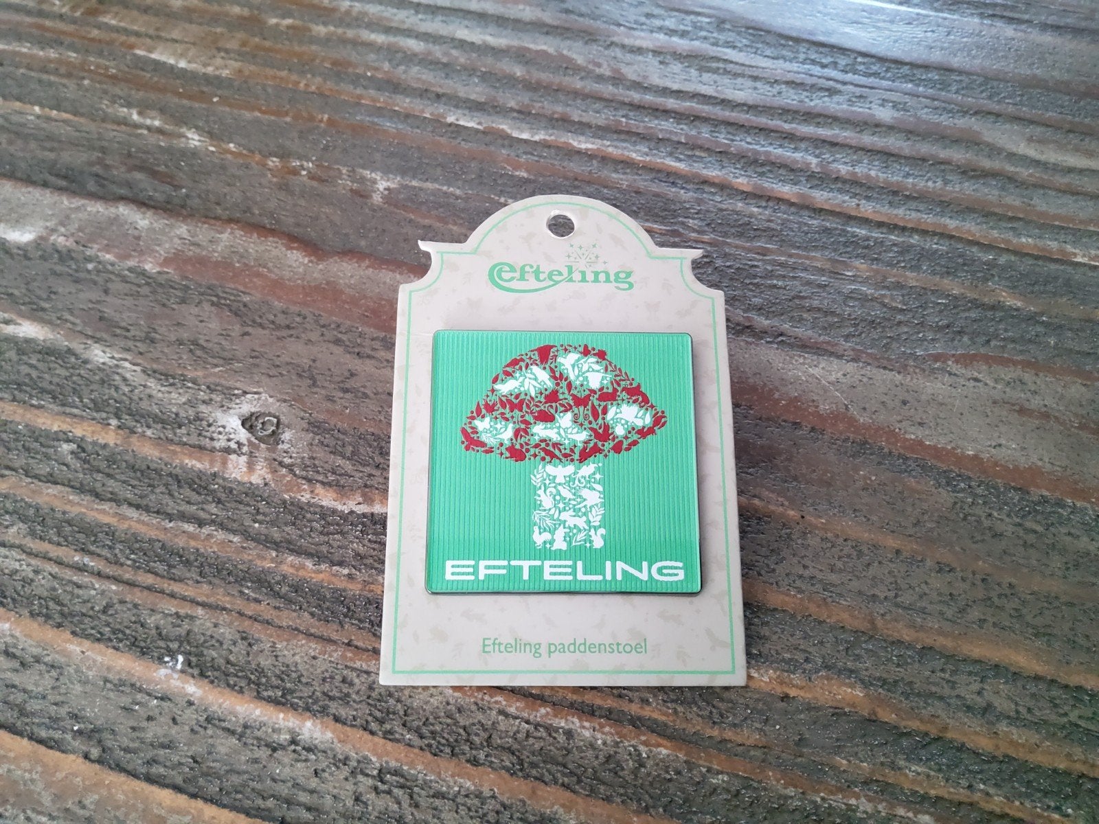 efteling pin paddestoel, Ophalen of Verzenden