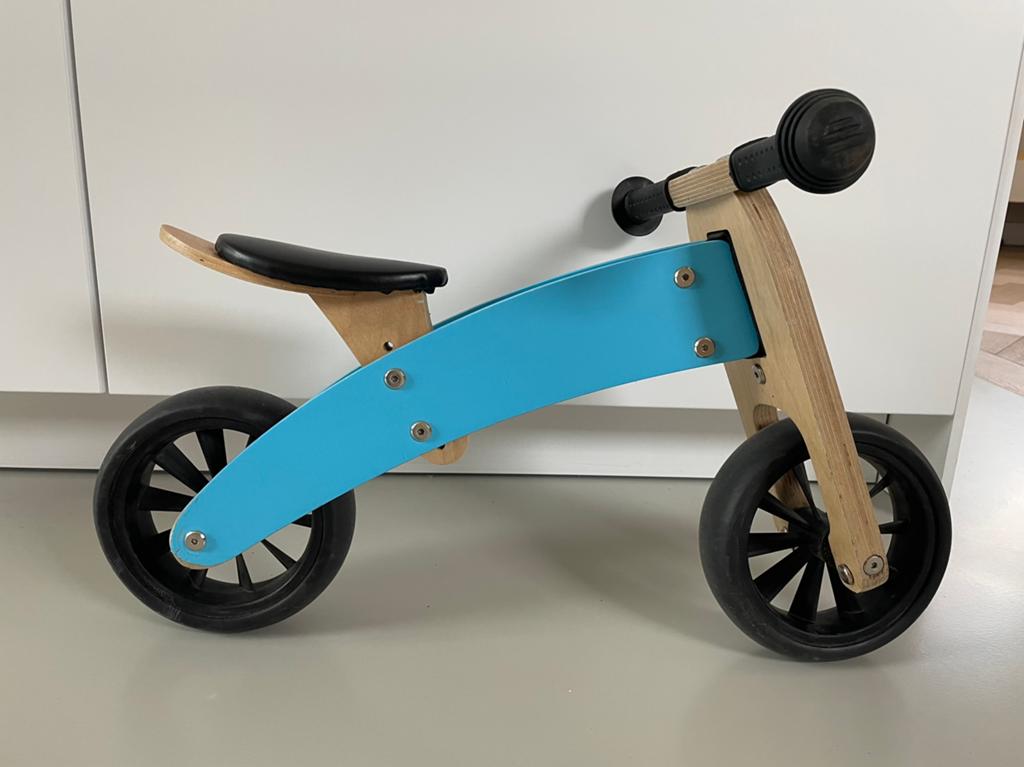 Loopfiets Bandits & Angels, Kinderen en Baby's, Speelgoed | Buiten | Voertuigen en Loopfietsen, Ophalen, Zo goed als nieuw, Loopfiets