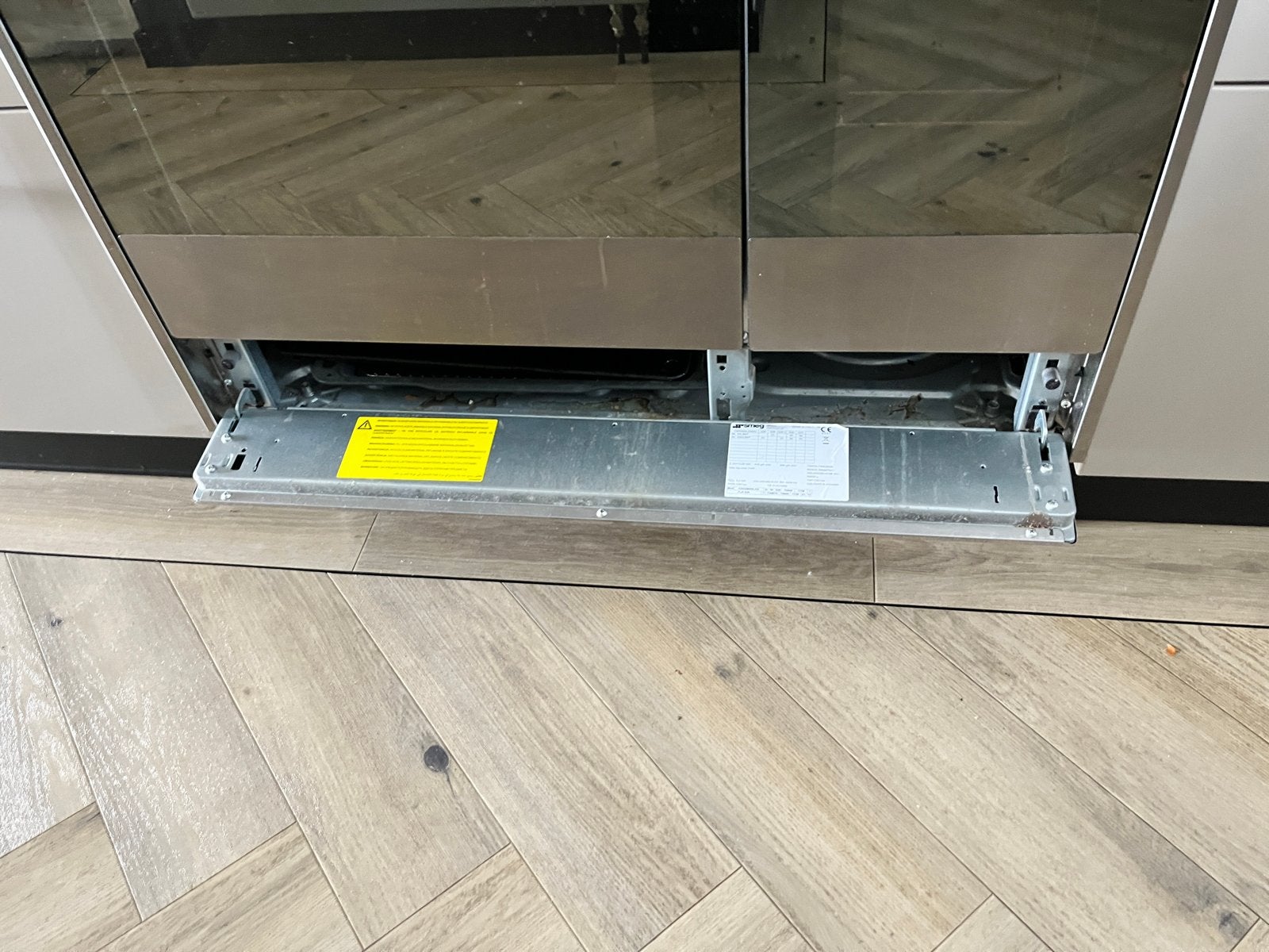 Smeg Gasfornuis 90cm met dubbele oven, Ophalen, 60 cm of meer, Zo goed als nieuw, Gas
