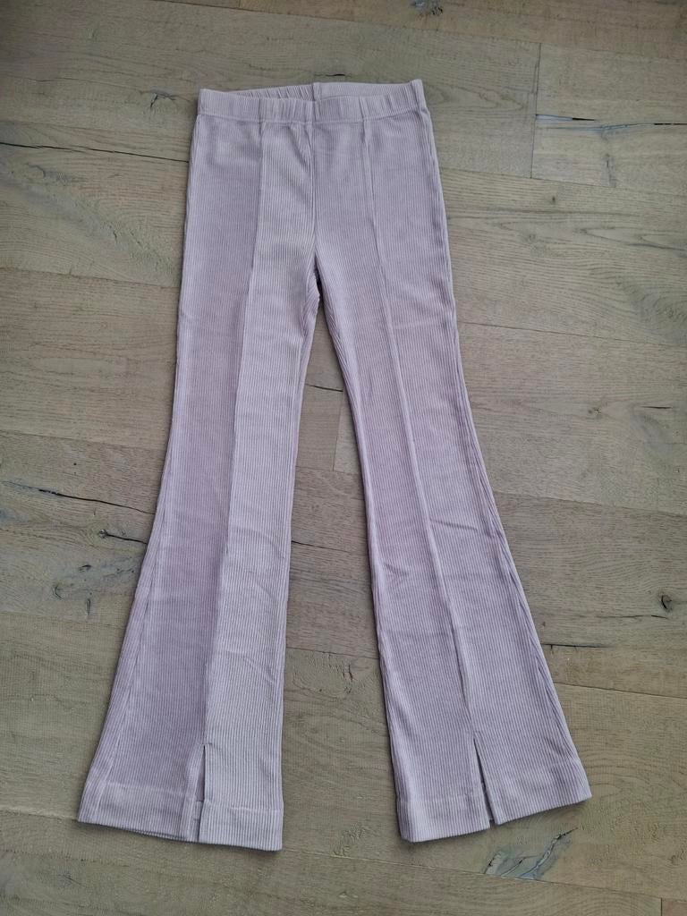 Flared broek rib Jill & Mitch by Shoeby 170/176 lila, Broek, Meisje, Ophalen of Verzenden, Zo goed als nieuw