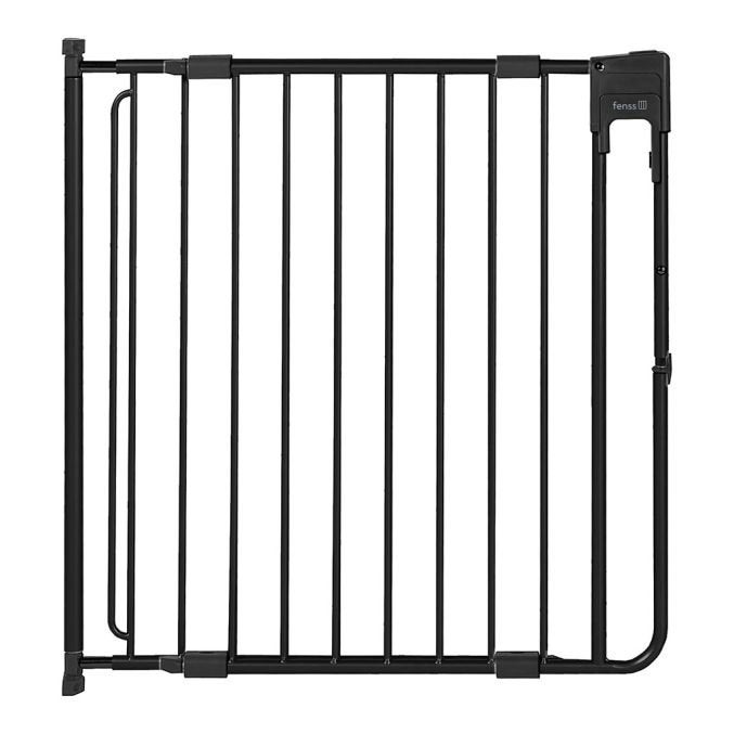 2xfenss Safetydoor Traphek Zwart 75,5-116cm, Ophalen, Zo goed als nieuw, Metaal of IJzer, 115 cm of meer