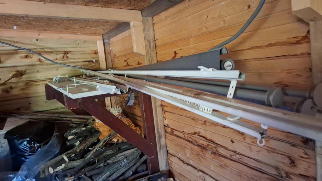 Gordijnrails en gordijnroedes, Ophalen, Gebruikt, Overige metalen