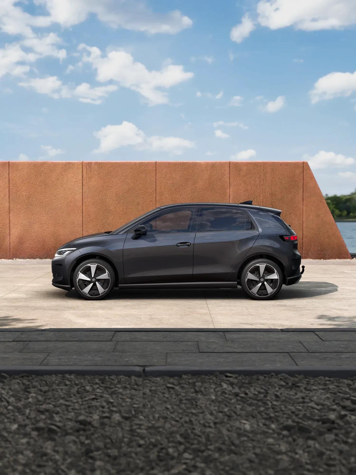 Volkswagen ID. Polo 211pk Style First Edition 52 kWh | Trekh, 12 maanden, Stof, Zwart, 1476 kg