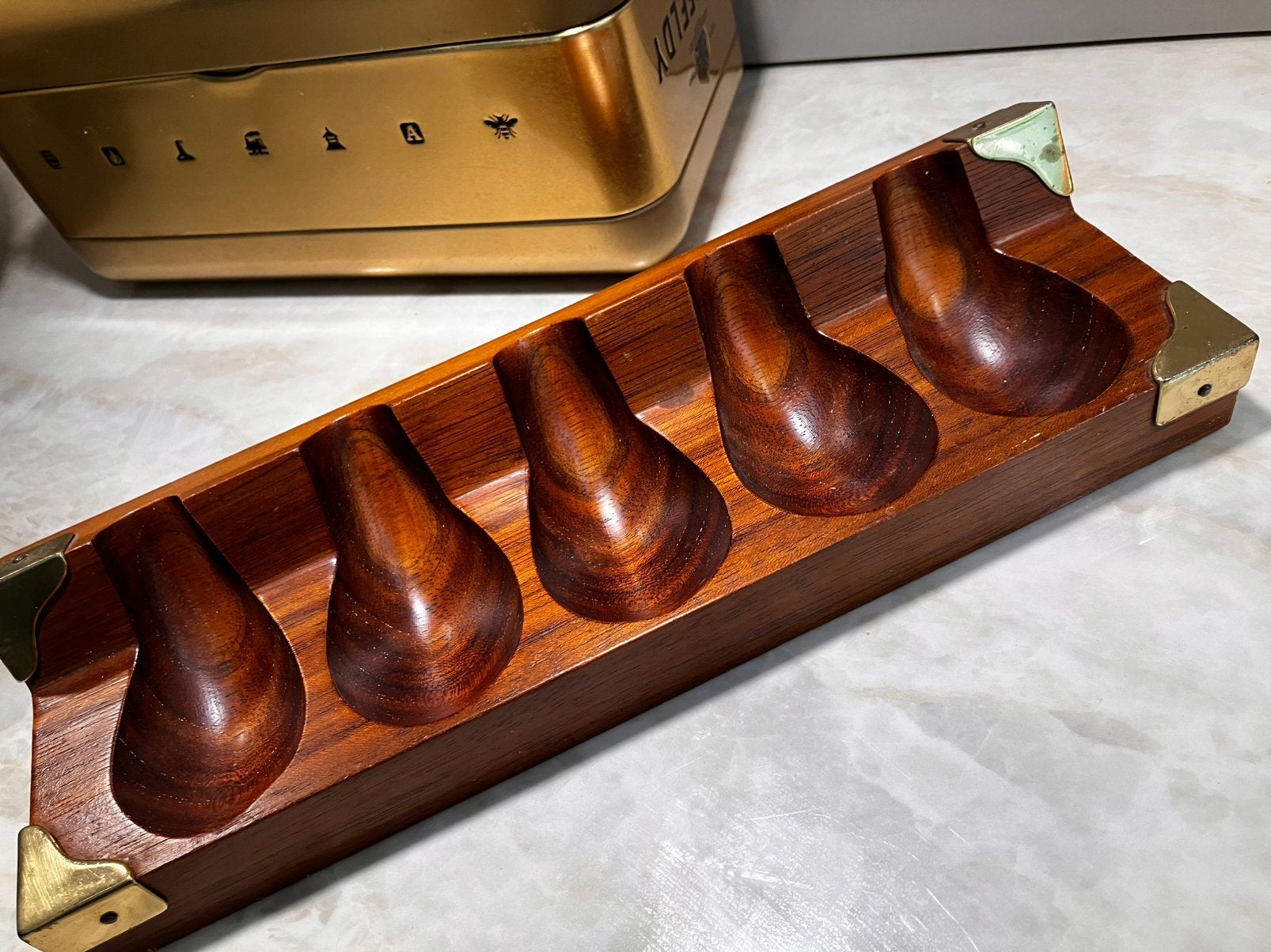 Vintage Mid Century RO- EL Milano pijpenrek, Ophalen of Verzenden