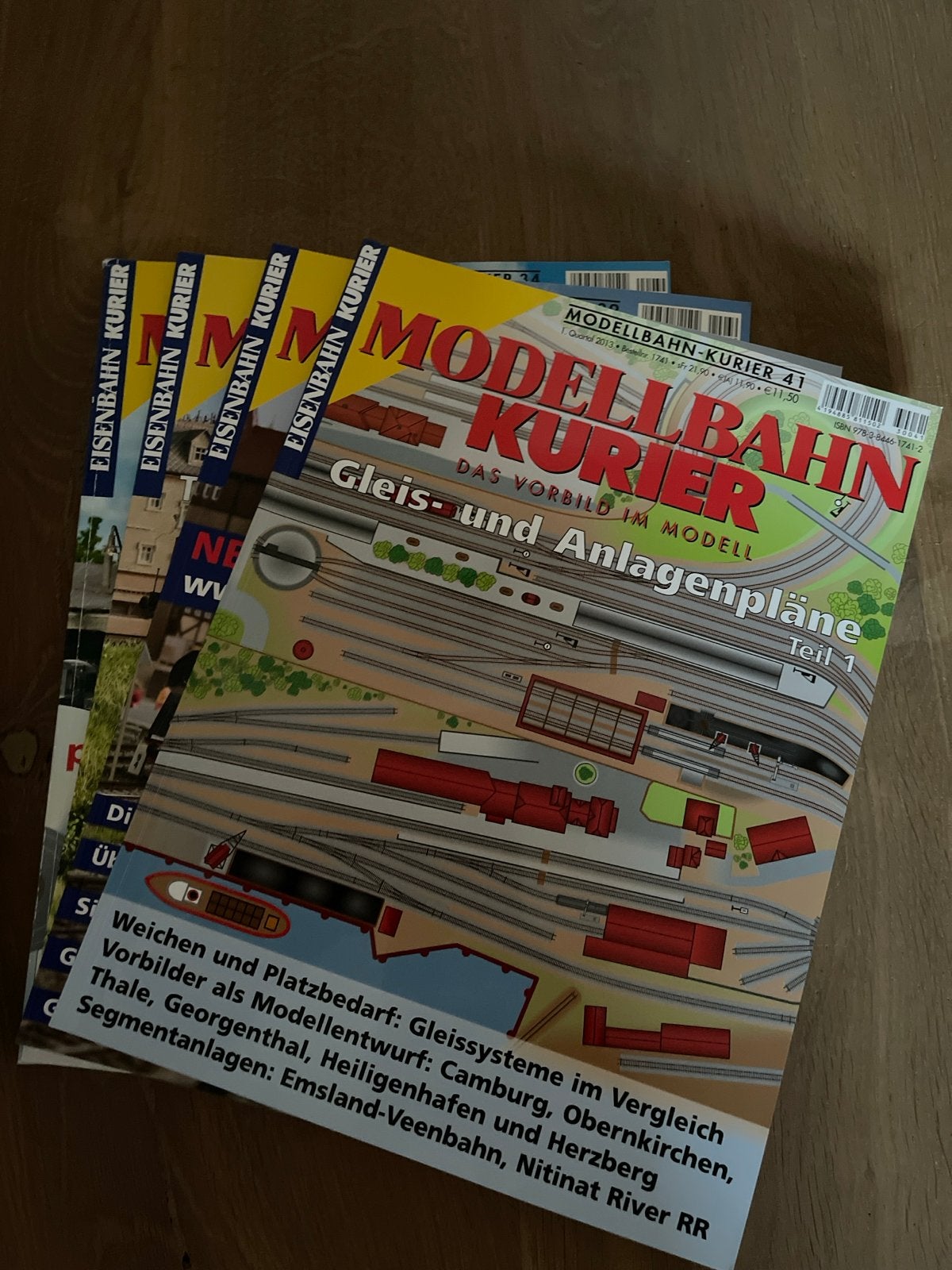 Modelspoor magazines: Modellbahn Kurier en Eisenbahn Kurier, Hobby en Vrije tijd, Modeltreinen | H0, Ophalen of Verzenden, Gebruikt
