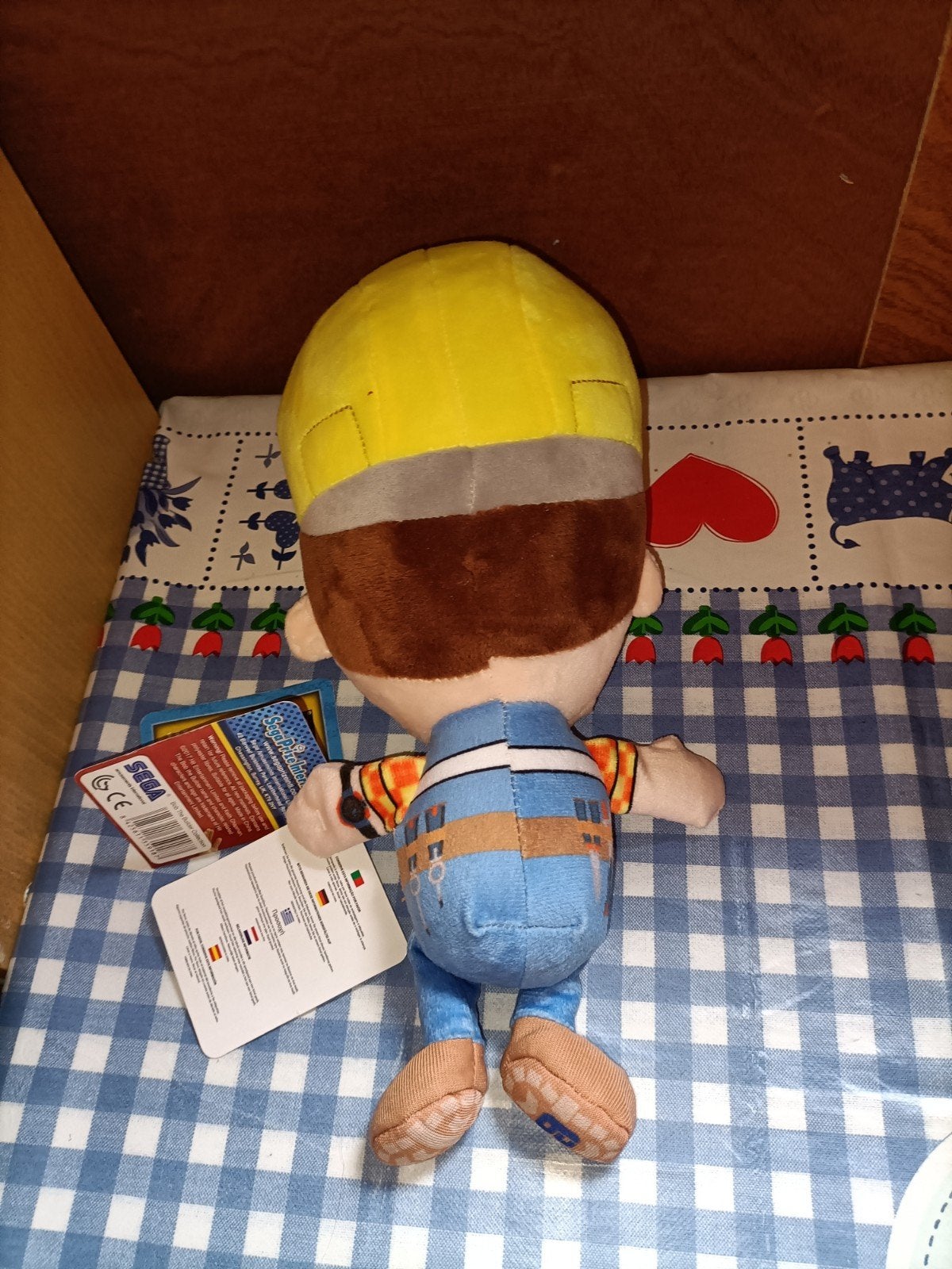 Bob de Bouwer knuffel 29 cm groot, Kinderen en Baby's, Ophalen of Verzenden, Zo goed als nieuw, Overige typen